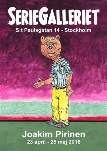 40 år av ensamhet – Utställning av Joakim Pirinen @ Seriegalleriet