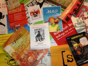 Serieteket 20 år! Jubileumsutställning t.o.m. 4/12! @ Bibliotek Plattan