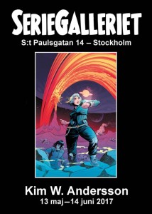 Från romantisk skräck till oändligheten - utställning av Kim W. Andersson @ Seriegalleriet