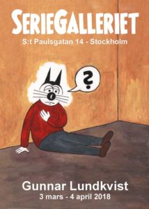Klas Katt & Olle Ångest Utställning av Gunnar Lundkvist @ Seriegalleriet