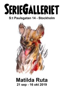 Flocken - utställning av Matilda Ruta @ Seriegalleriet