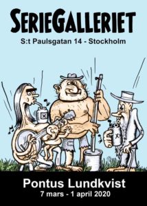 Utställning Pontus Lundkvist @ Seriegalleriet